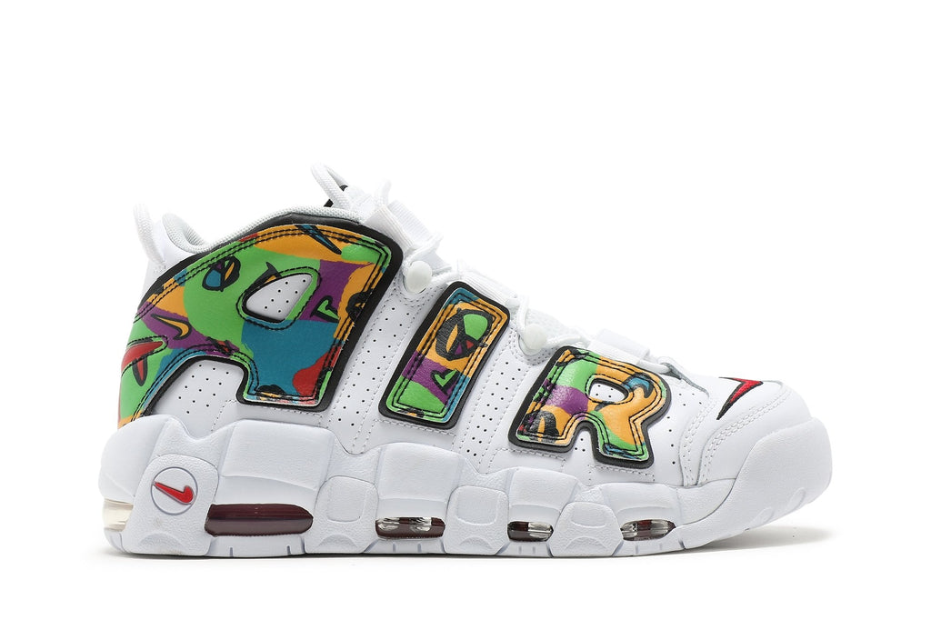 Air More Uptempo Peace Love Swoosh by Nike - product image from the listing.
