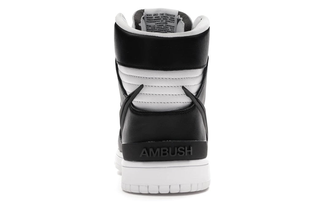 Nike Dunk High Ambush in Black White - product image from the listing.