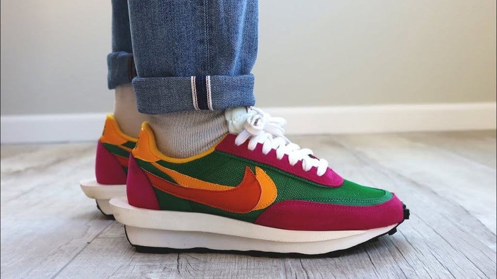 Nike LD Waffle sacai Pine in Green - product image from the listing.
