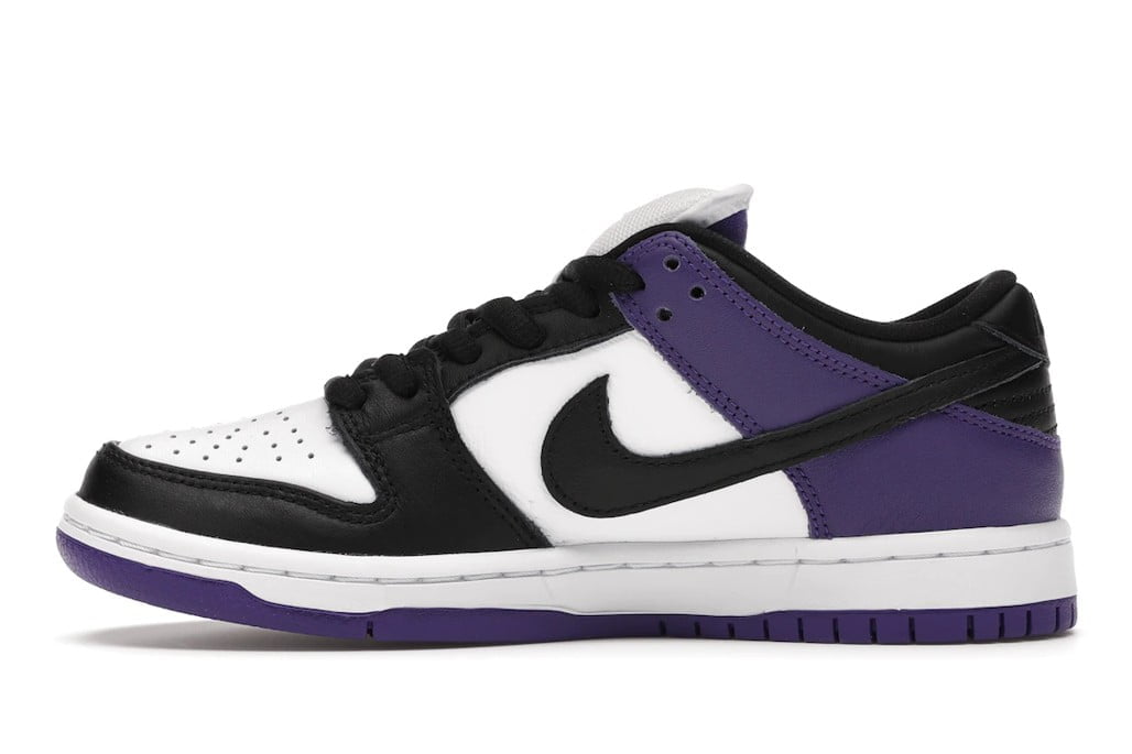 Nike SB Dunk Low Court in Purple - product image from the listing.