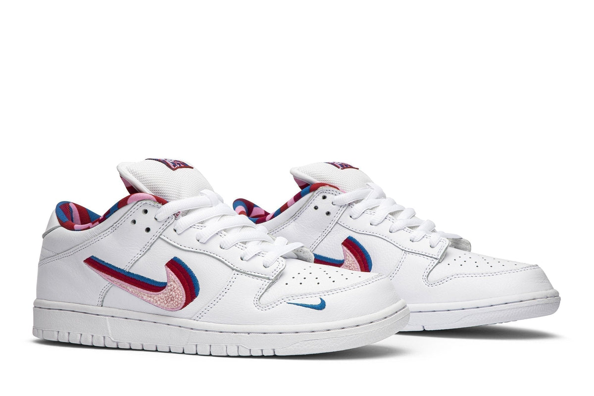 SB Dunk Low Parra by Nike - product photo shown in the listing for this item.