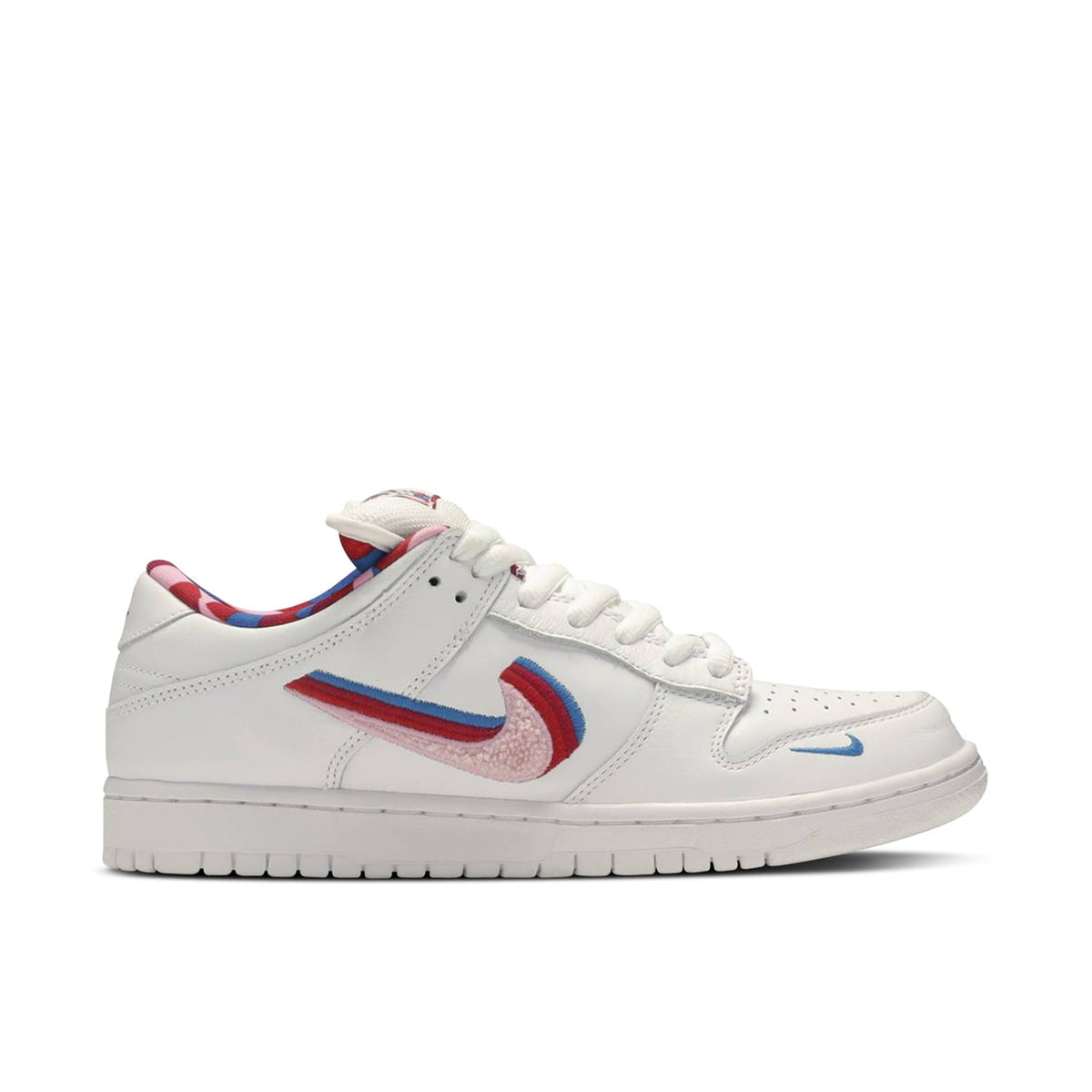 SB Dunk Low Parra by Nike - product photo shown in the listing for this item.