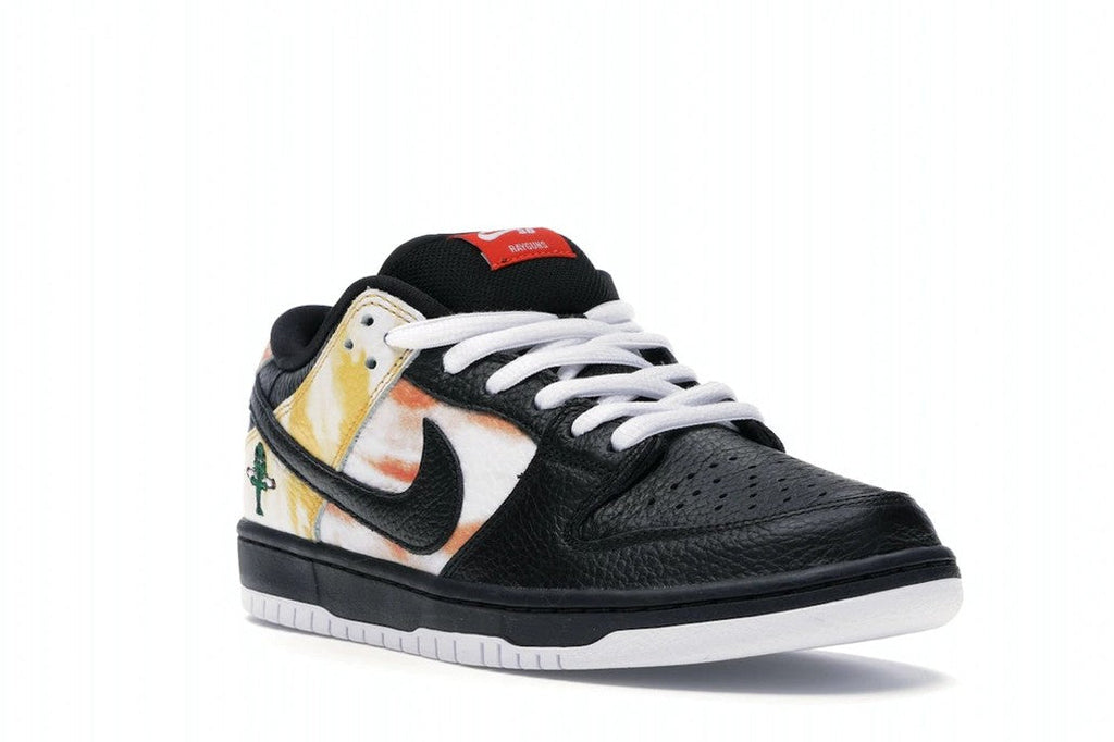 Nike SB Dunk Low Raygun Tie-Dye in Black - product image from the listing.