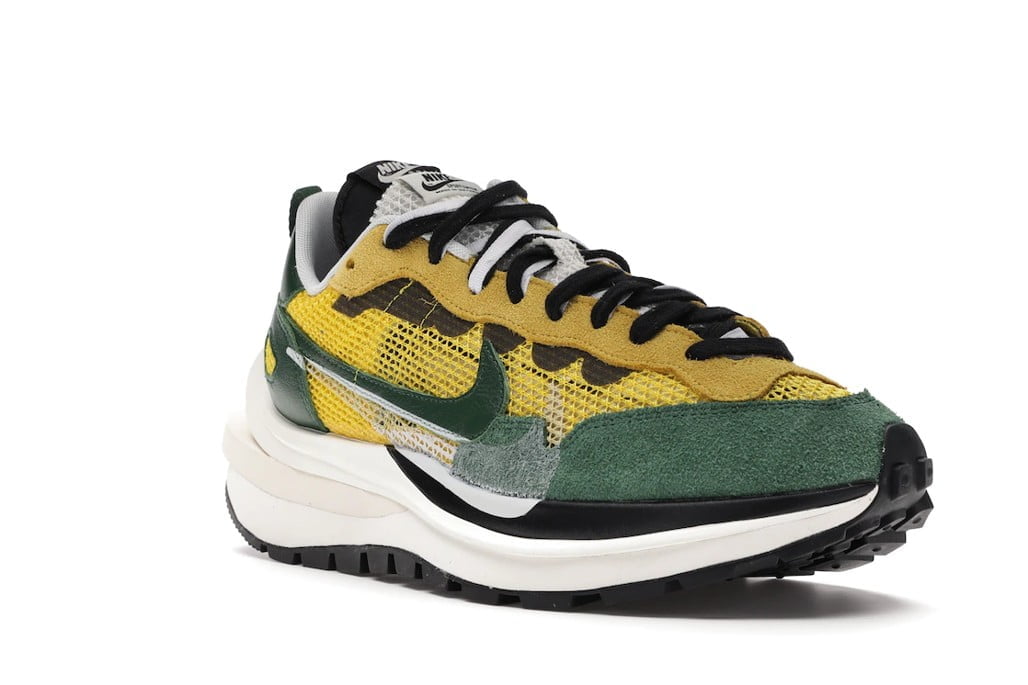 Nike Vaporwaffle sacai Tour Yellow Stadium in Green - product image from the listing.