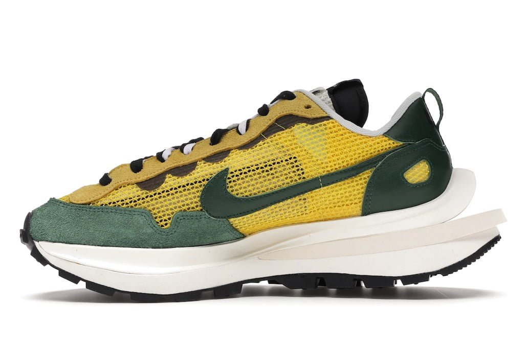 Nike Vaporwaffle sacai Tour Yellow Stadium in Green - product image from the listing.