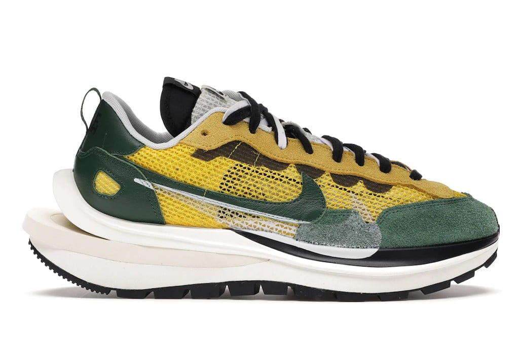 Nike Vaporwaffle sacai Tour Yellow Stadium in Green - product image from the listing.
