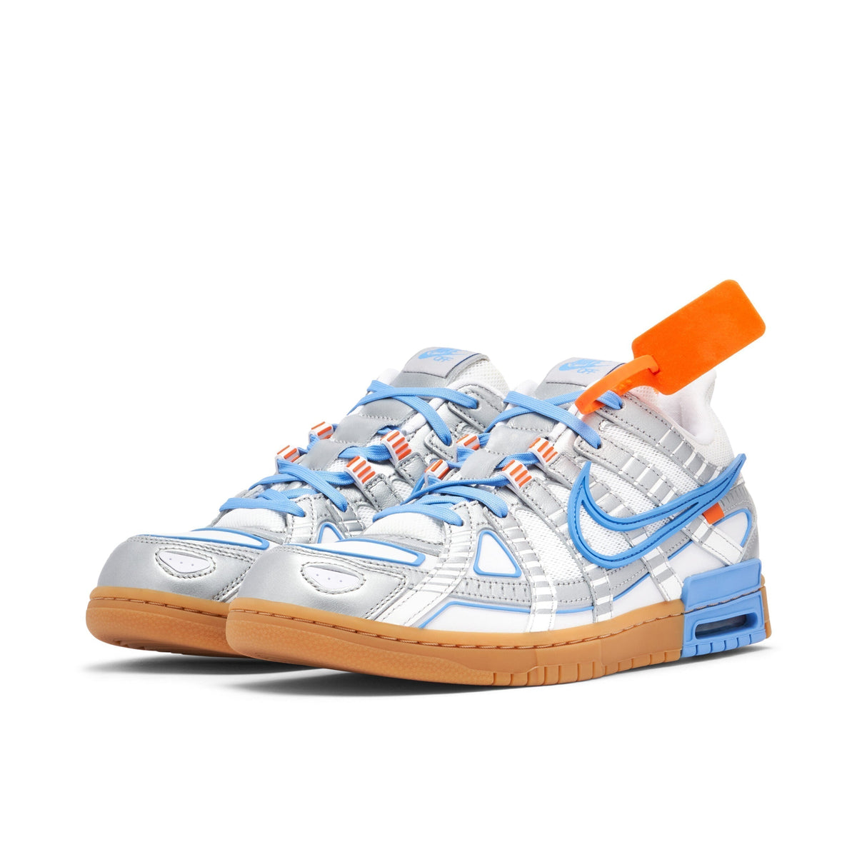 Nike x Off-White Rubber Dunk UNC Collaboration - product image from the listing.