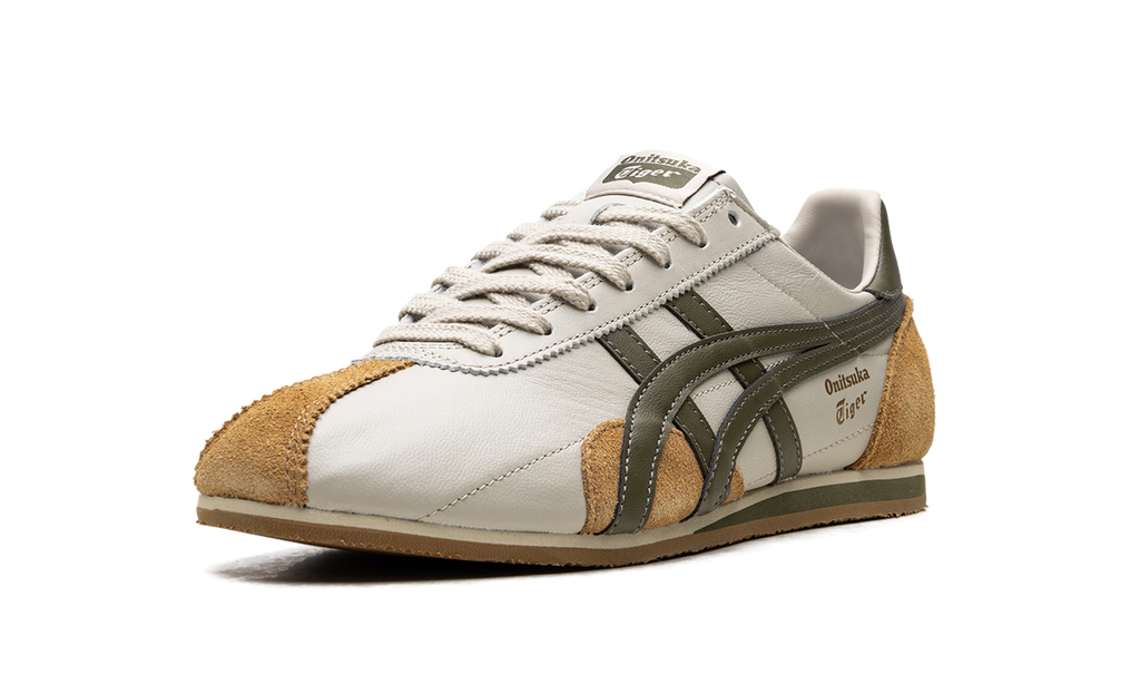 Onitsuka Tiger Runspark in Beige Olive Green Mustard Yellow 133250 - product image from the listing.