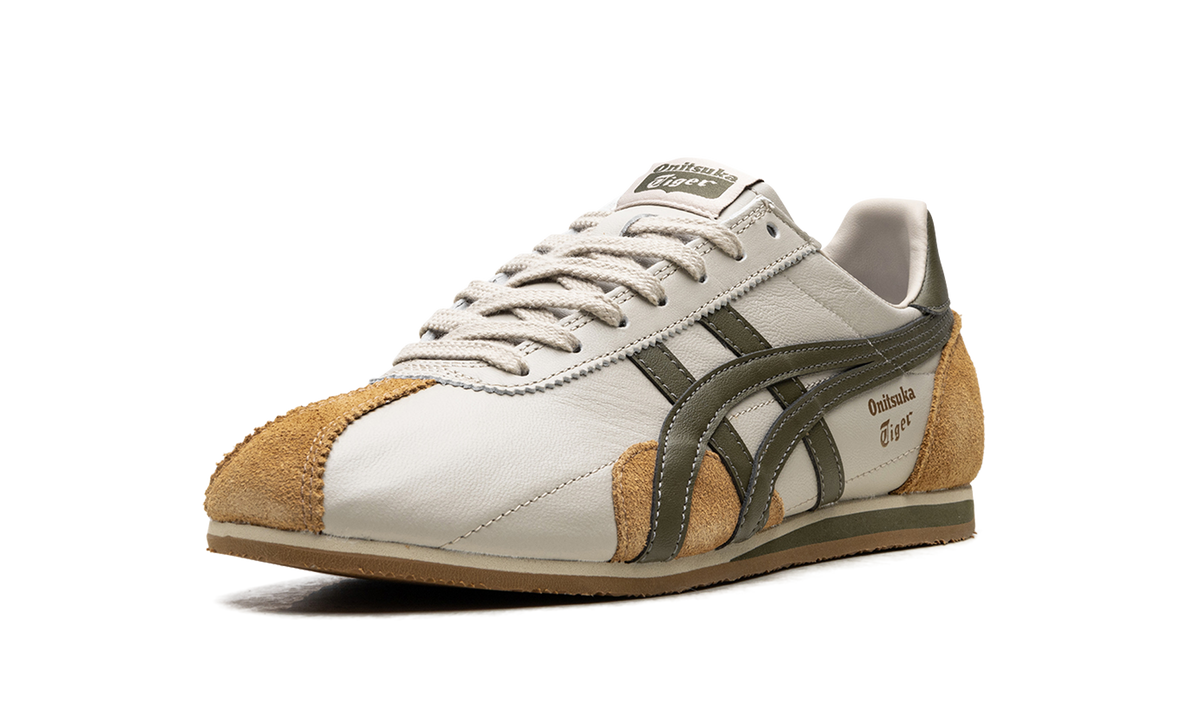 Onitsuka Tiger Runspark in Beige Olive Green Mustard Yellow 133250 - product image from the listing.