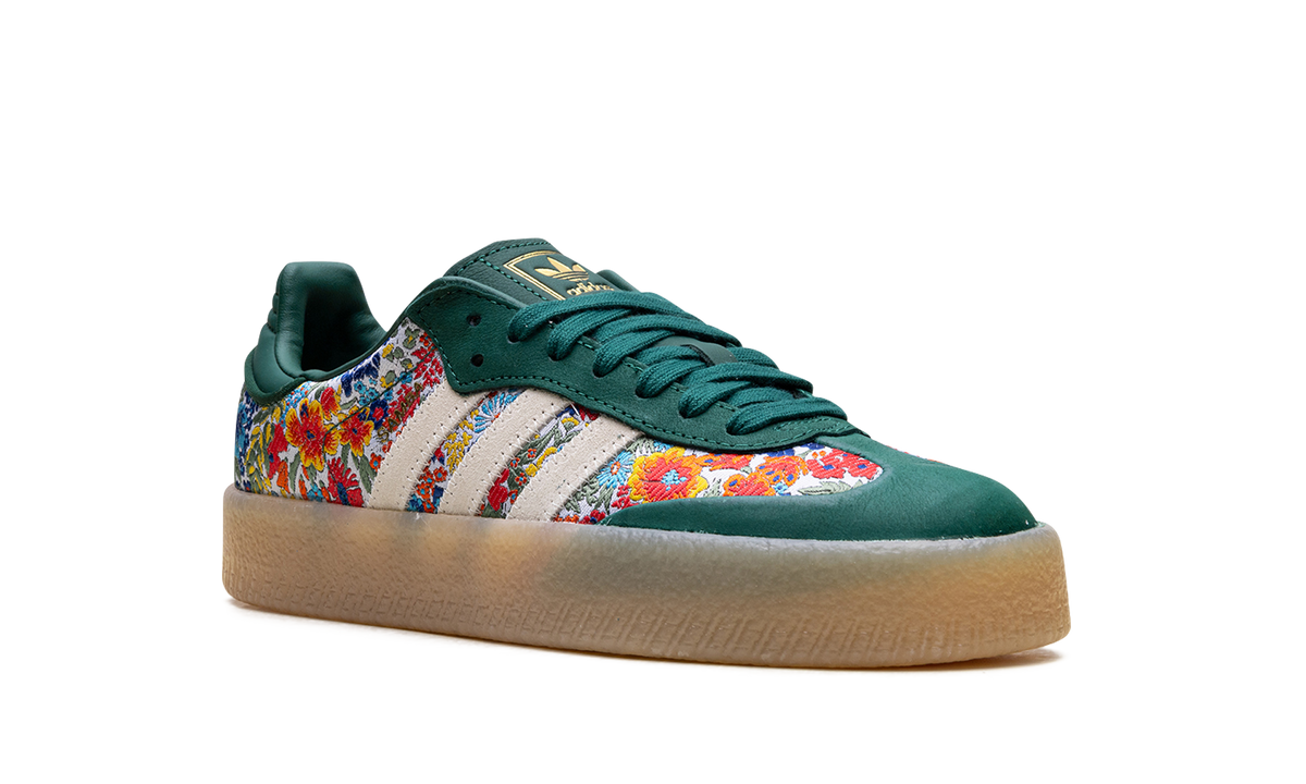 Women's Sambae "Liberty London Collegiate Green" JH7289 - product image from the listing.