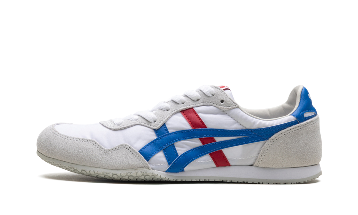 Onitsuka Tiger Serrano in White Directoire Blue Red 155166 - product image from the listing.