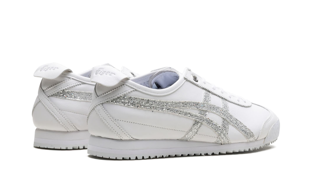 Onitsuka Tiger Mexico 66 Sd in White Pure Silver Glitter 154007 - product image from the listing.
