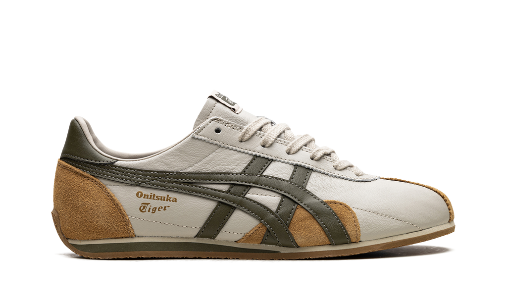 Onitsuka Tiger Runspark in Beige Olive Green Mustard Yellow 133250 - product image from the listing.