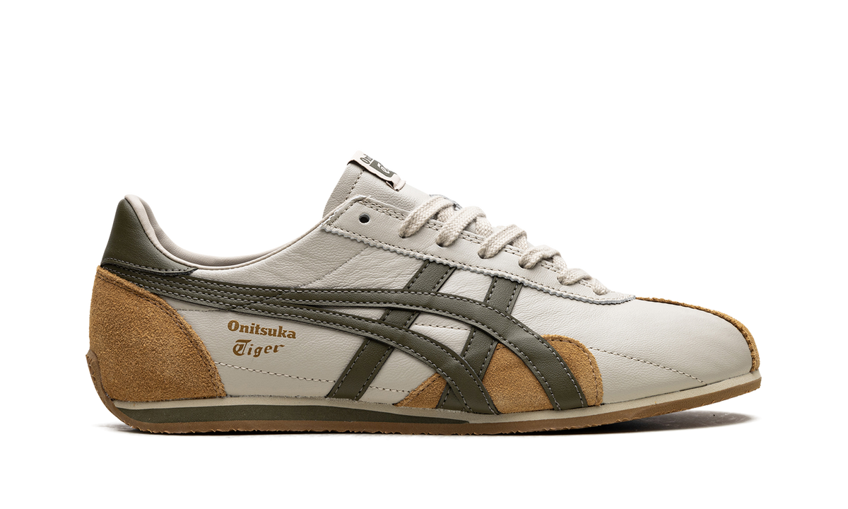 Onitsuka Tiger Runspark in Beige Olive Green Mustard Yellow 133250 - product image from the listing.