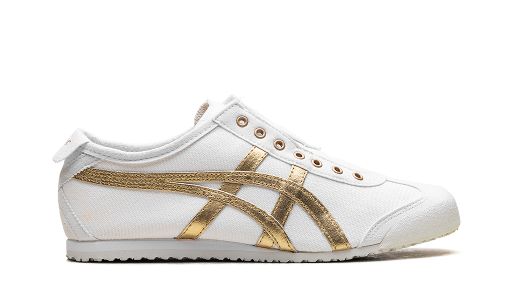 Onitsuka Tiger Mexico 66 Slip On in White Pure Gold 153471 - product image from the listing.
