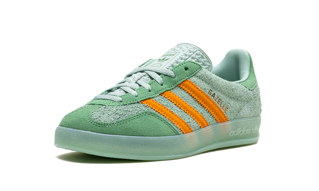 Women's Gazelle Indoor "Hazy Green Crew Yellow" IG6783 - product image from the listing.
