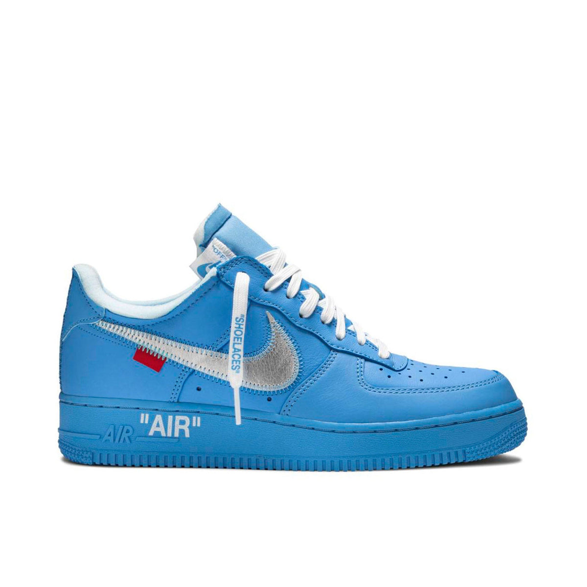 Off-White x Nike Air Force 1 Low MCA in University Blue - product image from the listing.
