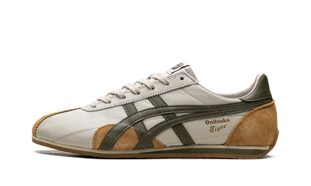 Onitsuka Tiger Runspark in Beige Olive Green Mustard Yellow 133250 - product image from the listing.