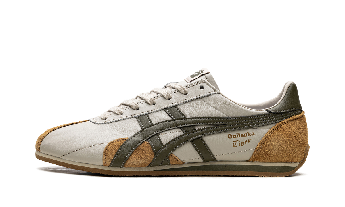 Onitsuka Tiger Runspark in Beige Olive Green Mustard Yellow 133250 - product image from the listing.