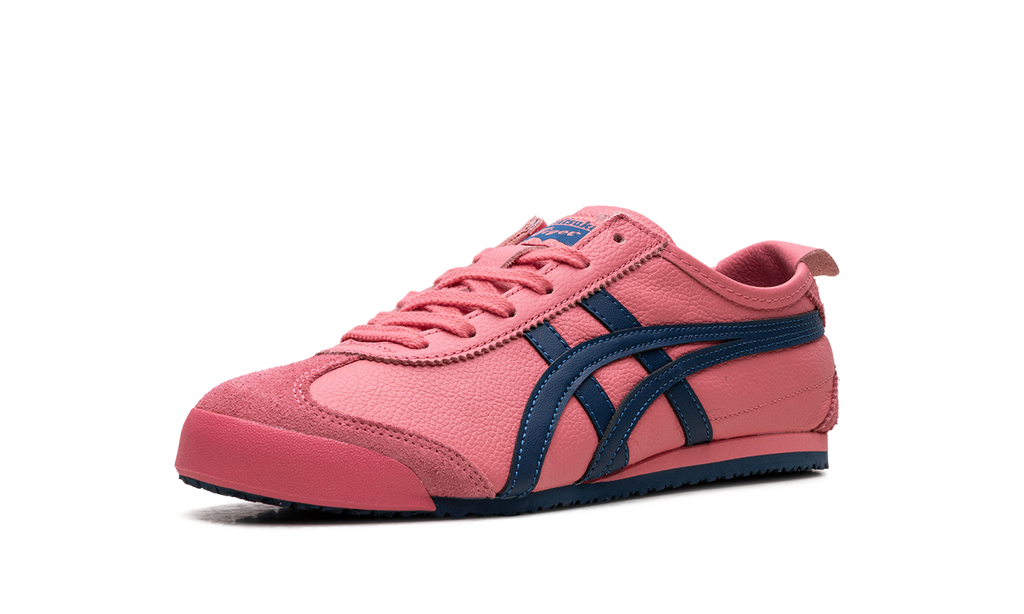Onitsuka Tiger Mexico 66 in Leather Pink Cameo Mako Blue 160020 - product image from the listing.