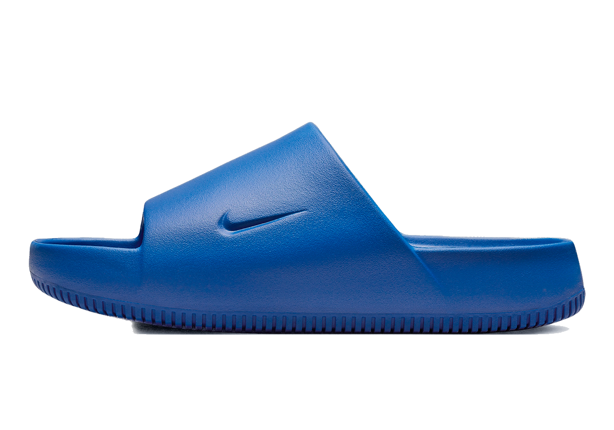 Men's Nike Calm Slide Shoes - Game Royal / Game Royal - product image from the listing.