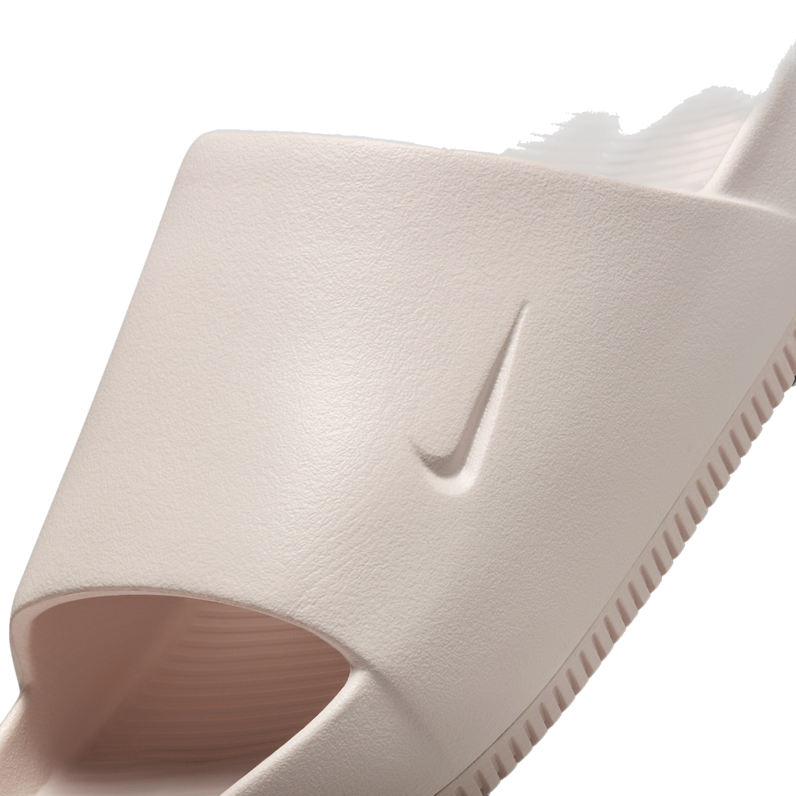 Women's Nike Calm Slide Shoes - Barely Rose - product image from the listing.