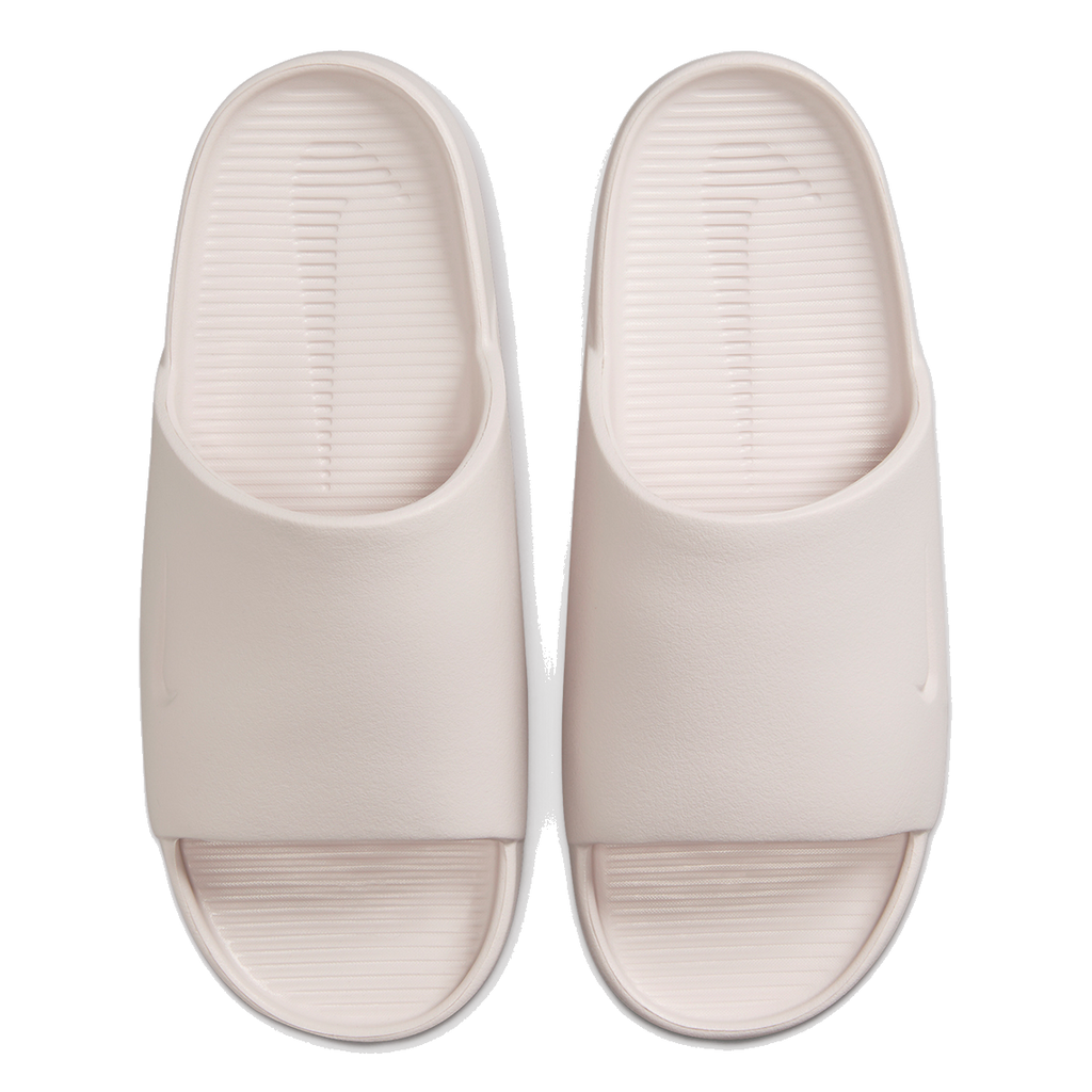 Women's Nike Calm Slide Shoes - Barely Rose - product image from the listing.