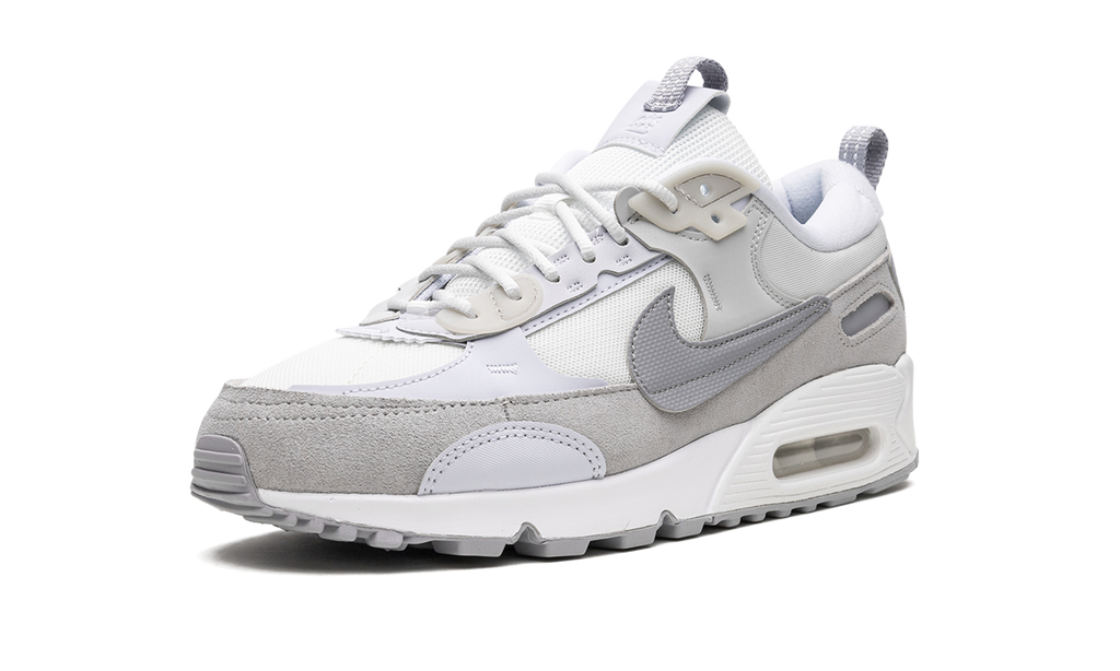 Women's AIR MAX 90 FUTURA MNS "Summit White / Pure Platinum" DM9922 103 - product image from the listing.