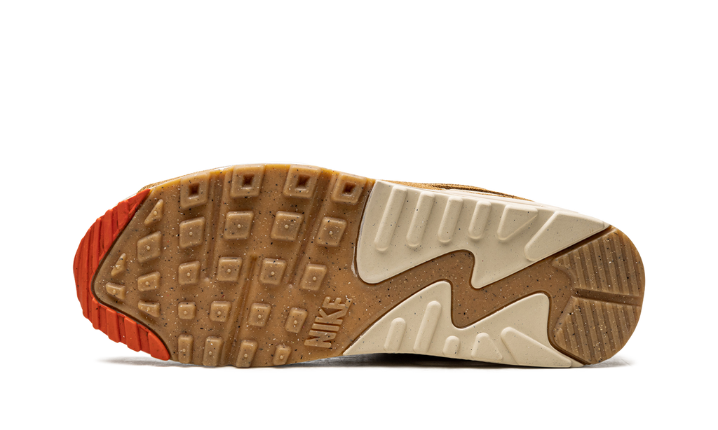 Women's AIR MAX 90 "Pale Ivory Snakeskin Swoosh" DX9502 100 - product image from the listing.