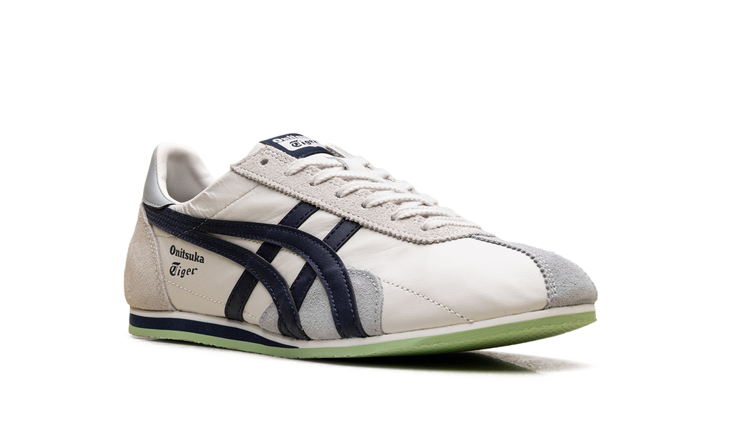 Onitsuka Tiger Runspark in White Cream Navy 211010 - product image from the listing.