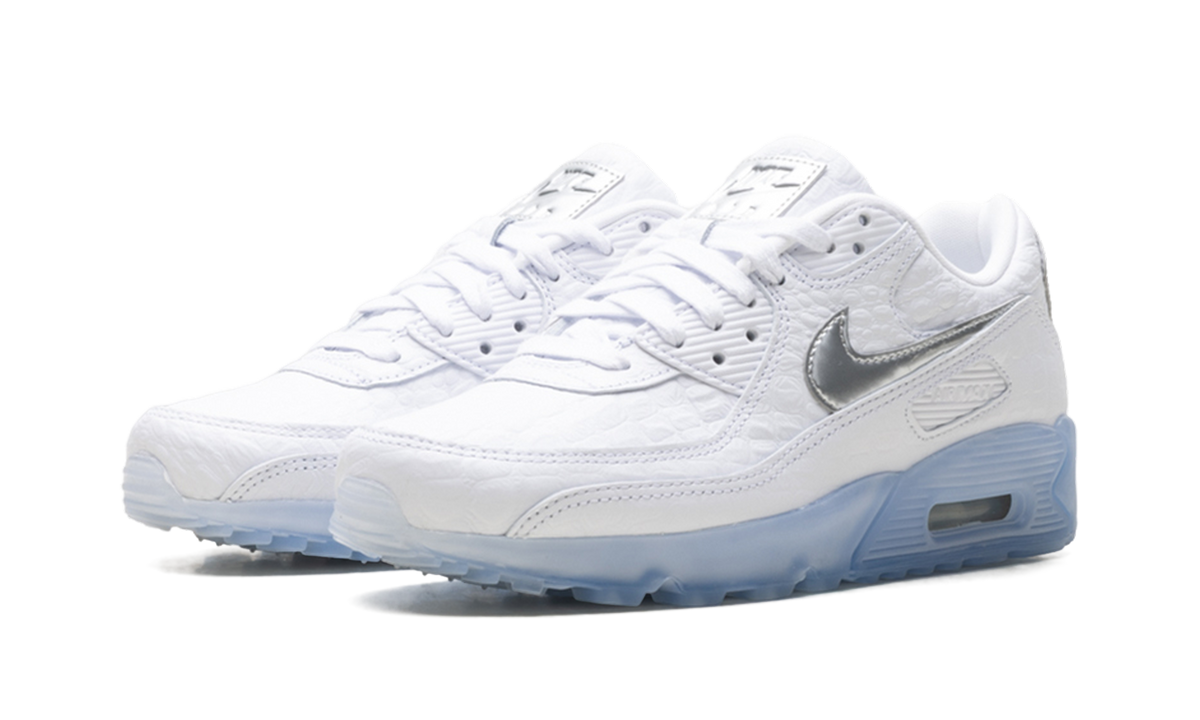 "White Croc Blue Tint" Air Max 90 Terrascape IU3638 100 - product image from the listing.