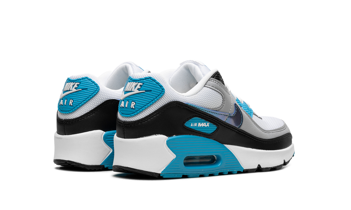 "Blue Lightning Metallic" Air Max 90 GS FD0678 100 - product image from the listing.