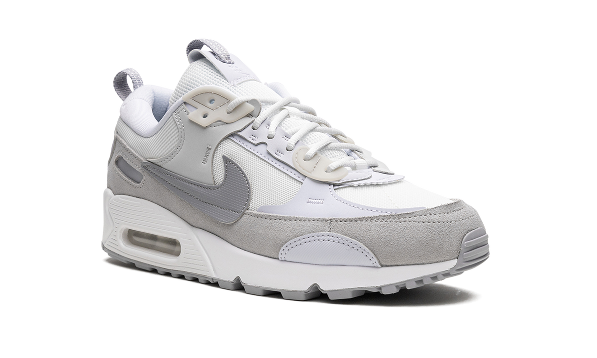 Women's AIR MAX 90 FUTURA MNS "Summit White / Pure Platinum" DM9922 103 - product image from the listing.