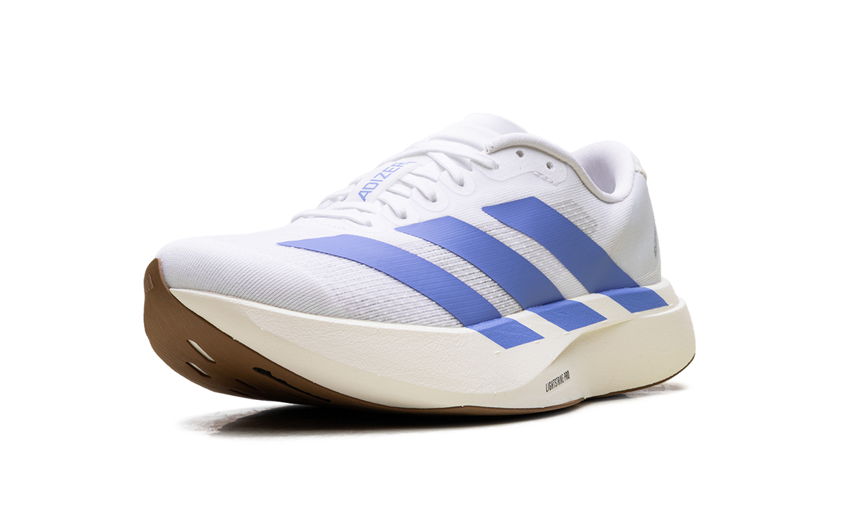 Women's adiZero EVO SL "White Blue Fusion" JS4454 - product image from the listing.