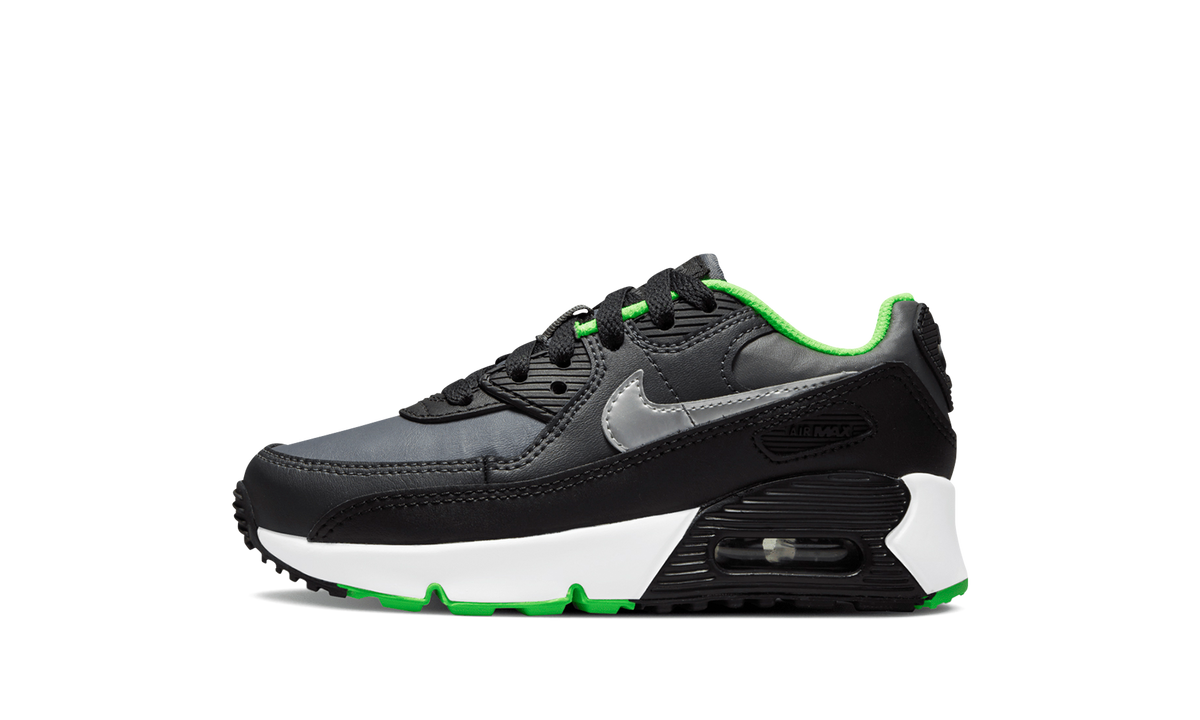 "BLACK CHROME" Pre School Nike Air Max 90 LTR CD6867-016 - product image from the listing.