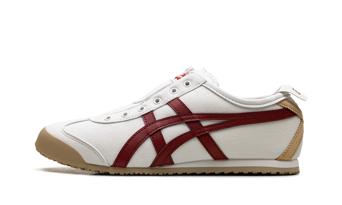 Onitsuka Tiger Mexico 66 Slip On in Off White Beet Juice 216657 - product image from the listing.