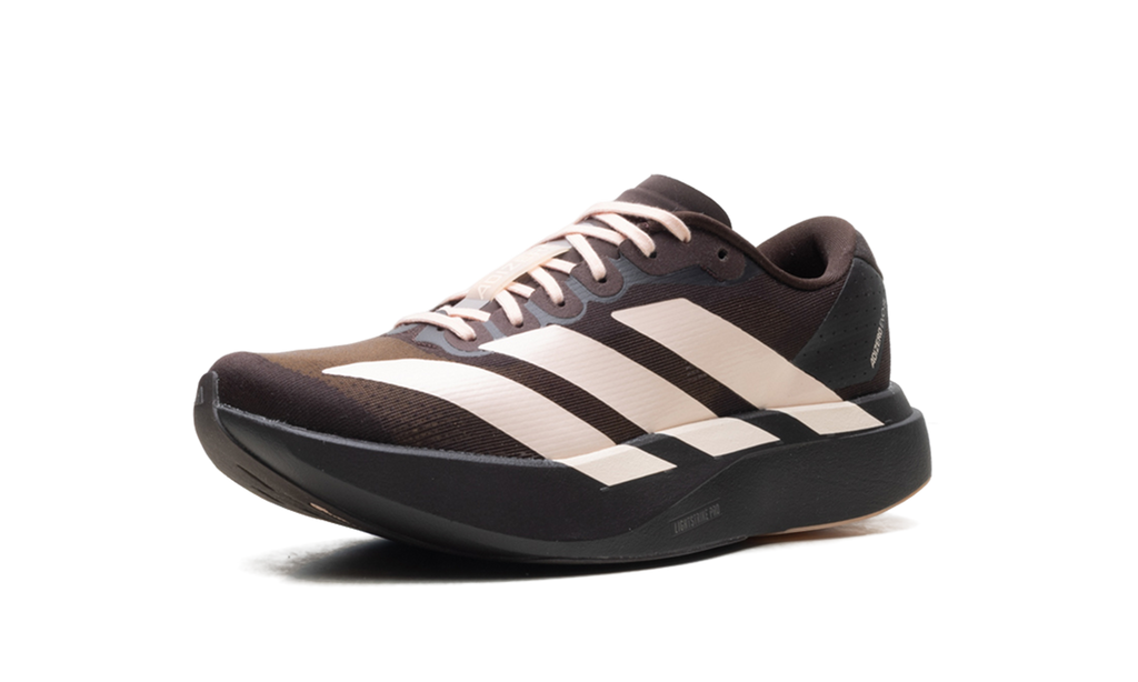 Women's Adizero Evo SL "Aurora Coffee Metallic Blush Pink" KK1952 - product image from the listing.