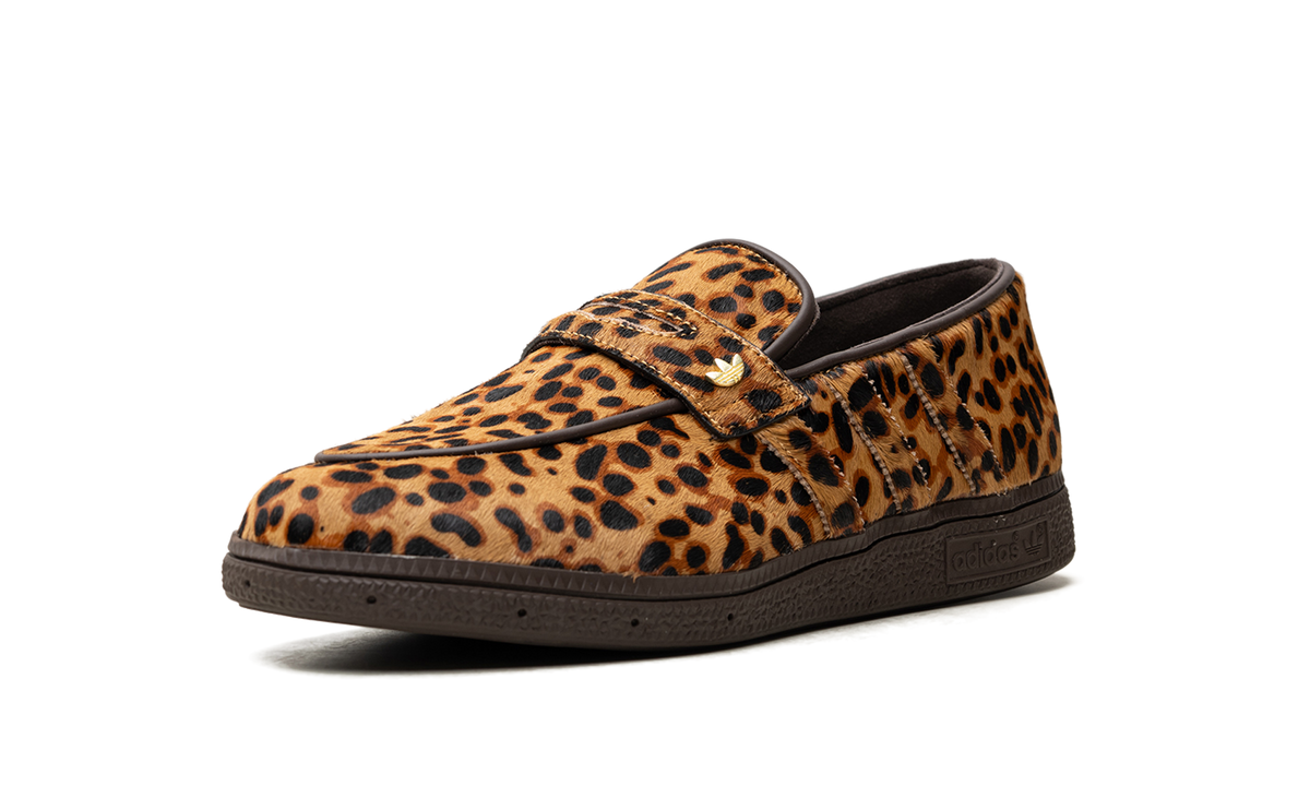 "Leopard Print Dark Brown" Handball Spezial Loafer KJ2526 - product image from the listing.