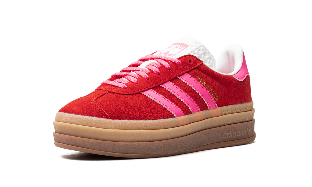 Women's Gazelle Bold "Collegiate Red Lucid Pink" IH7496 - product image from the listing.
