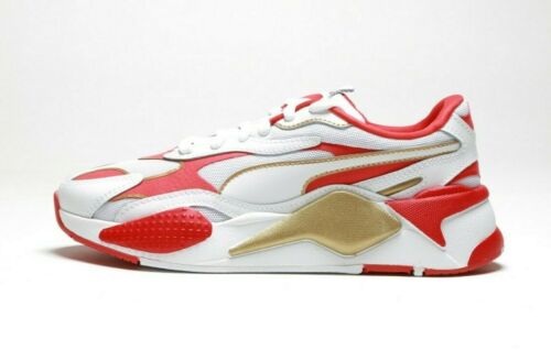 Puma RS-X3 Varsity - HIGH-RISK RED/GOLD for Women - product image from the listing.