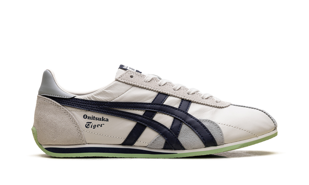 Onitsuka Tiger Runspark in White Cream Navy 211010 - product image from the listing.