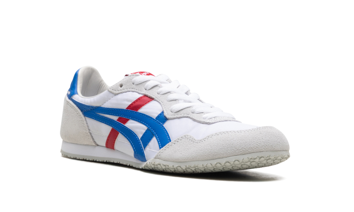 Onitsuka Tiger Serrano in White Directoire Blue Red 155166 - product image from the listing.