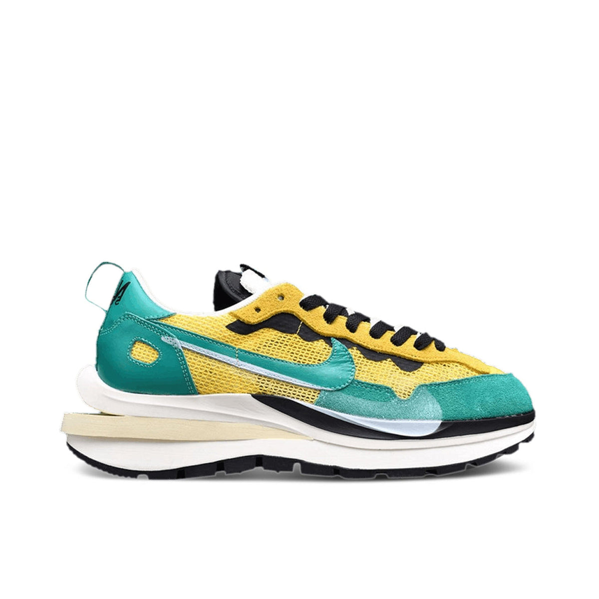 Sacai x Nike VaporWaffle Tour Yellow Stadium in Green - product image from the listing.