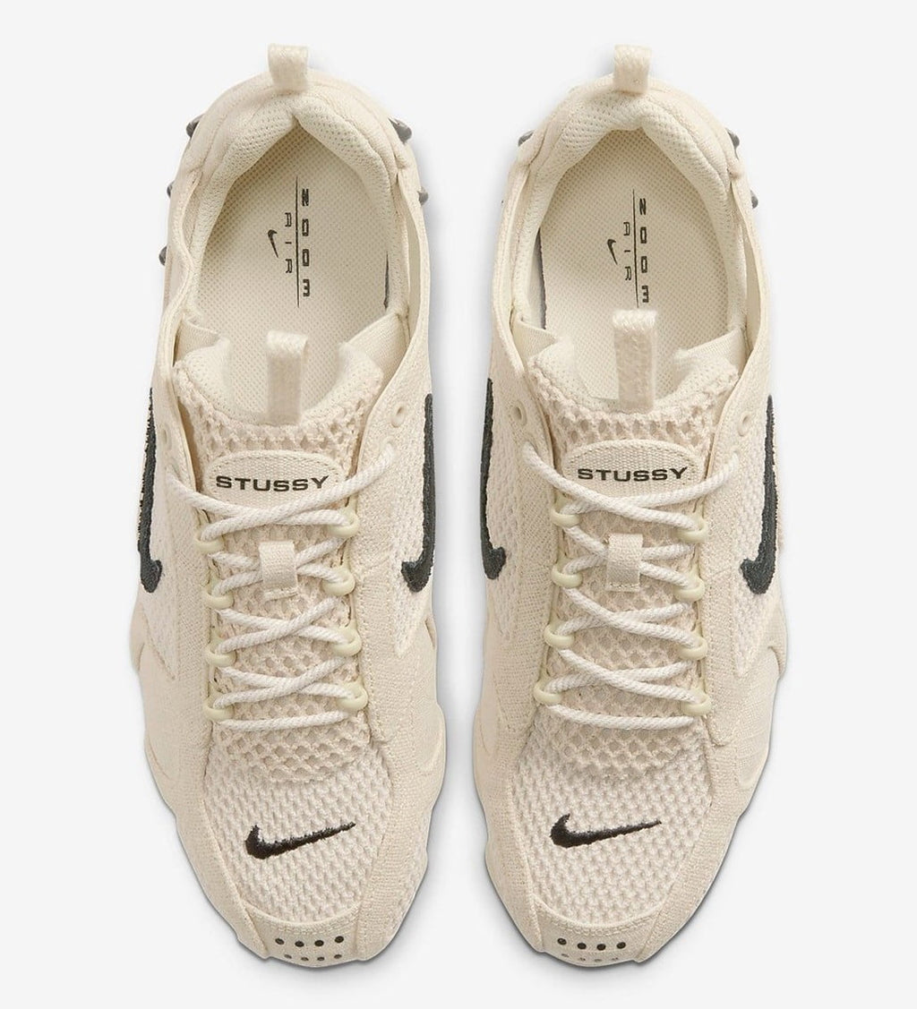 Stussy x Nike Air Zoom Spiridon Cage 2 Fossil Collaboration - product image from the listing.