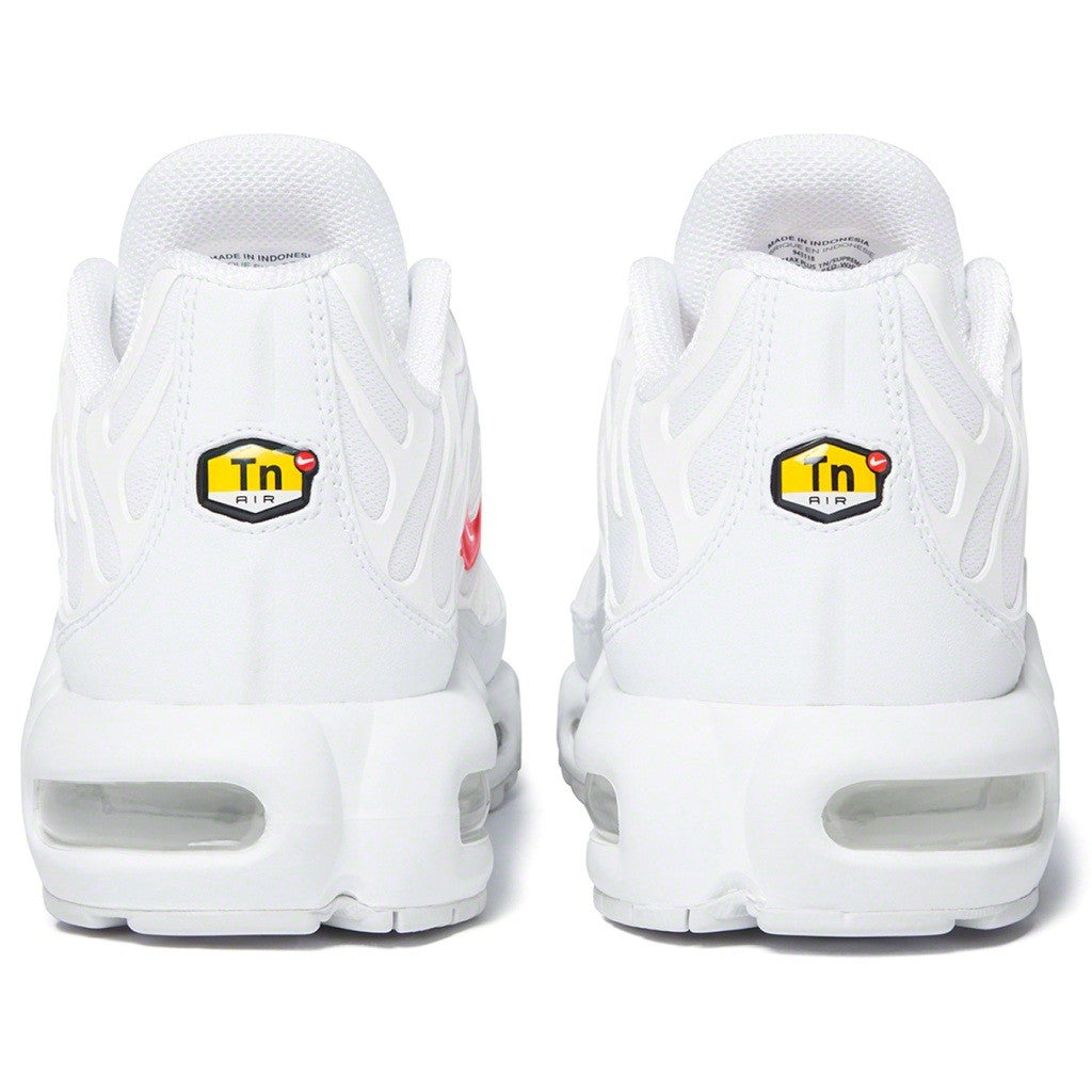 Supreme x Air Max Plus TN in White - product image from the listing.