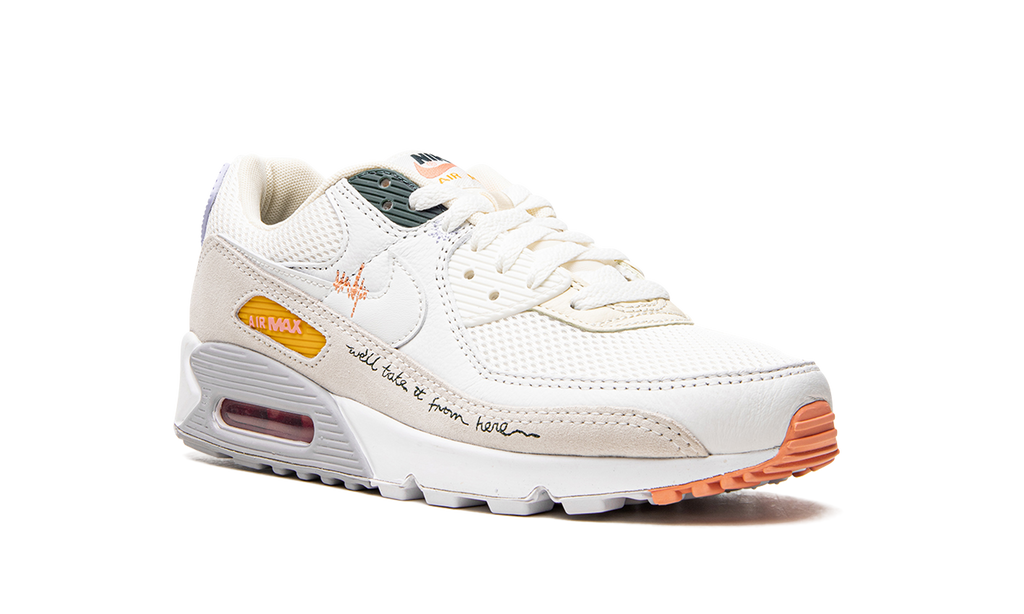 Women's AIR MAX 90 MNS "We'll Take It From Here" DV2188 100 - product image from the listing.