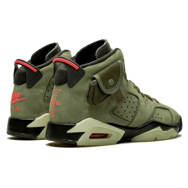 Travis Scott x Air Jordan 6 Olive GS - product image from the listing.