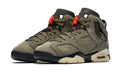 Travis Scott x Air Jordan 6 Olive GS - product image from the listing.