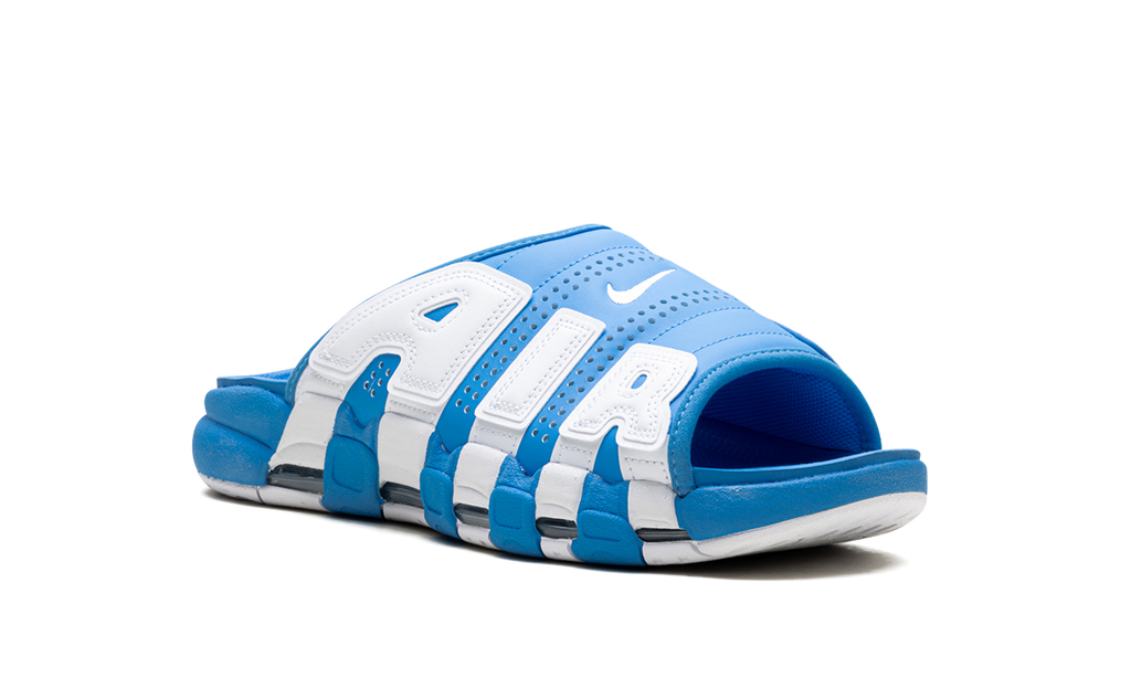 "University Blue" Nike Air More Uptempo Slide FD9884 400 - product image from the listing.