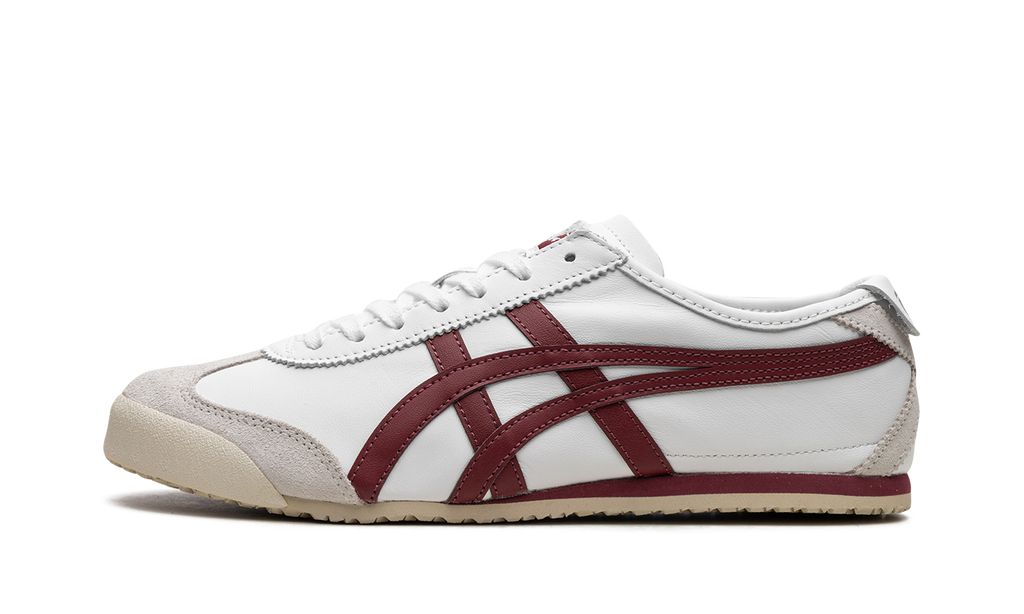 Onitsuka Tiger Mexico 66 in White Burgundy 122961 - product image from the listing.